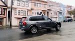 Volvo XC90 Autonomous Driving Car Uber 2016 года